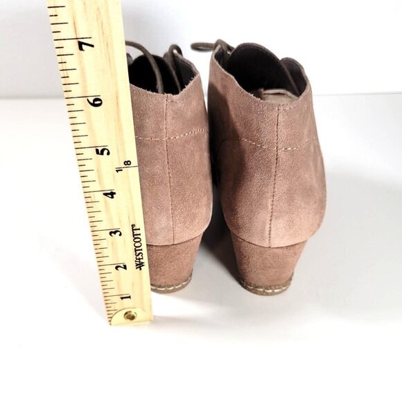 Franco Sarto Womens Suede Lace up Ankle Booties Size US 7.5 - Picture 10 of 16